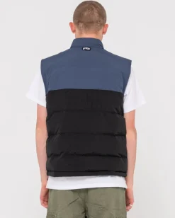 One Hit Relaxed Puffer Vest | Rusty Online