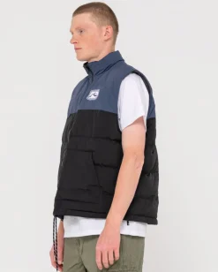 One Hit Relaxed Puffer Vest | Rusty Online
