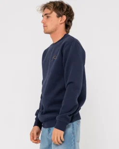 One Hit Shadow Crew Fleece | Rusty Best
