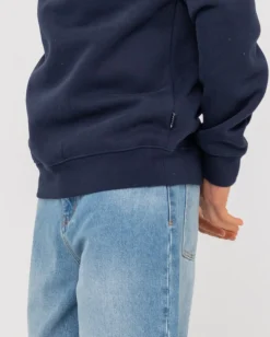 One Hit Shadow Crew Fleece | Rusty Best