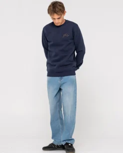 One Hit Shadow Crew Fleece | Rusty Best