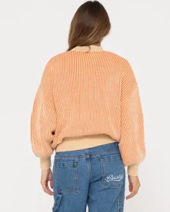 Ora Relaxed Fit Mock Neck Knit | Rusty Fashion
