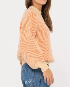 Ora Relaxed Fit Mock Neck Knit | Rusty Fashion
