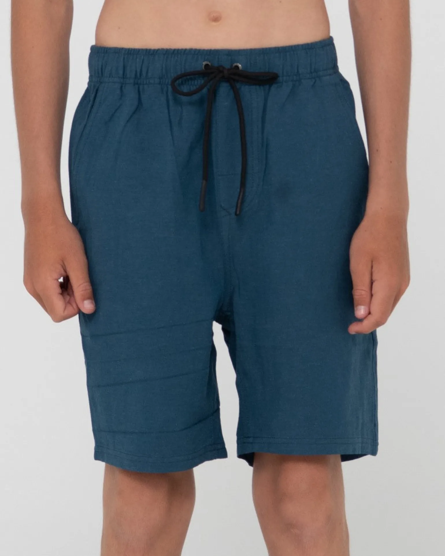 Overtone Linen Elastic Short Boys | Rusty Sale
