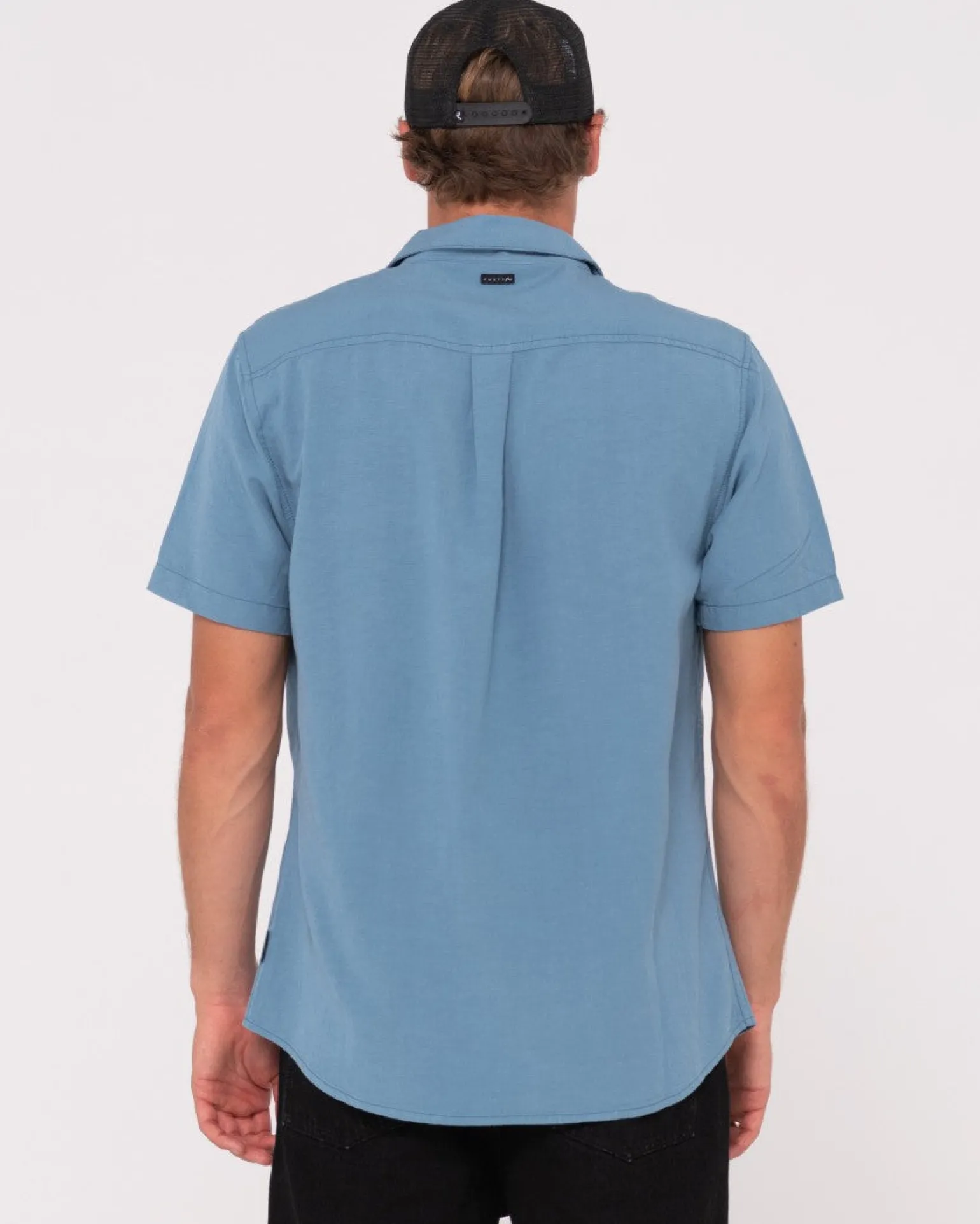 Overtone Short Sleeve Linen Shirt Boys | Rusty New