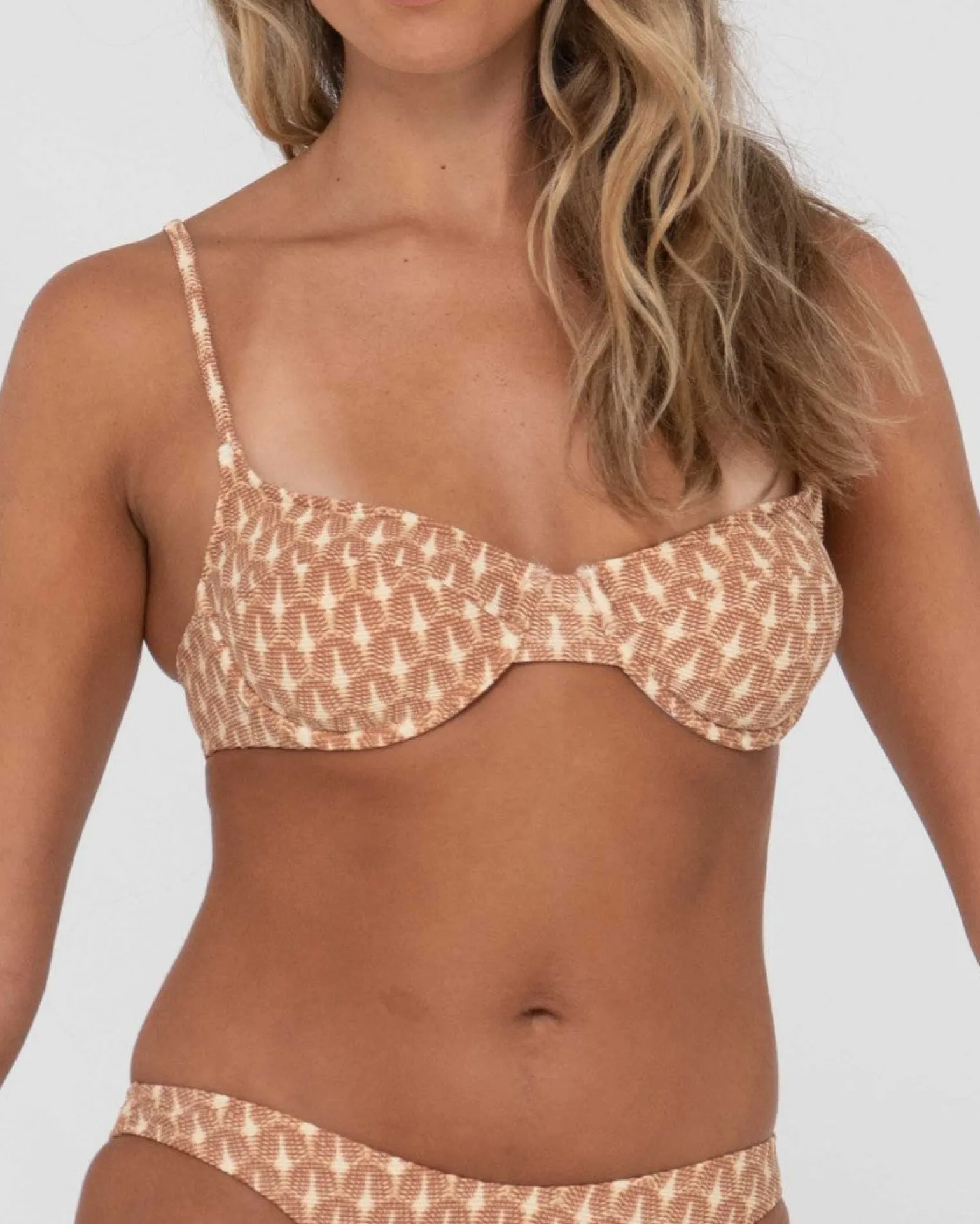 Panama Printed Balconette Bikini Top | Rusty Shop