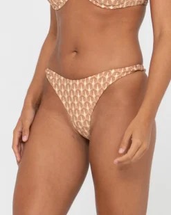 Panama Printed Brazilian Bikini Bottom | Rusty Sale