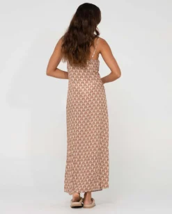 Panama Printed Cut Out Maxi Dress | Rusty Best