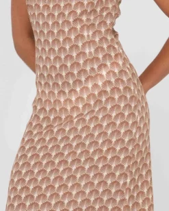 Panama Printed Cut Out Maxi Dress | Rusty Best