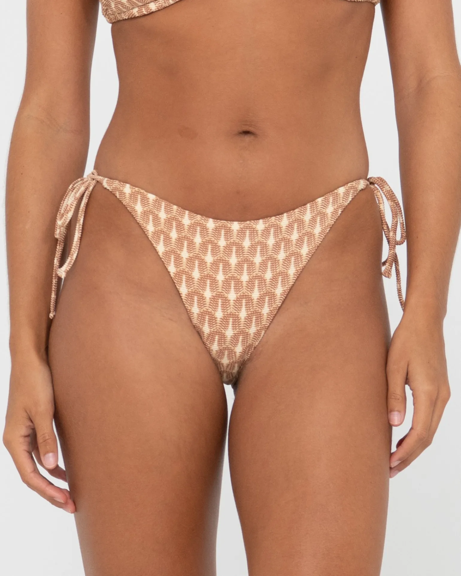 Panama Printed Midi Side Tie Bikini Bottom | Rusty Store