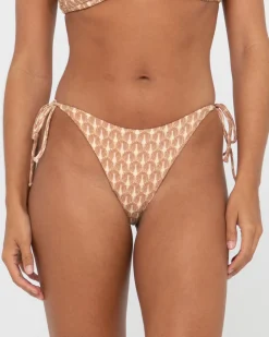 Panama Printed Midi Side Tie Bikini Bottom | Rusty Shop