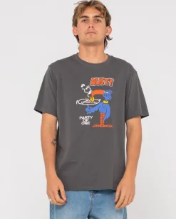 Party Of One Short Sleeve Graphic Tee | Rusty Online