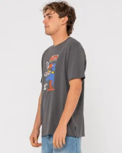 Party Of One Short Sleeve Graphic Tee | Rusty Fashion
