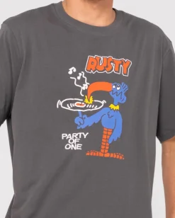 Party Of One Short Sleeve Graphic Tee | Rusty Online
