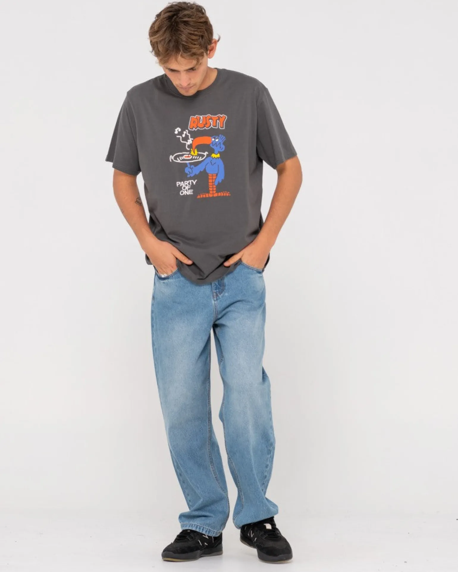 Party Of One Short Sleeve Graphic Tee | Rusty Online