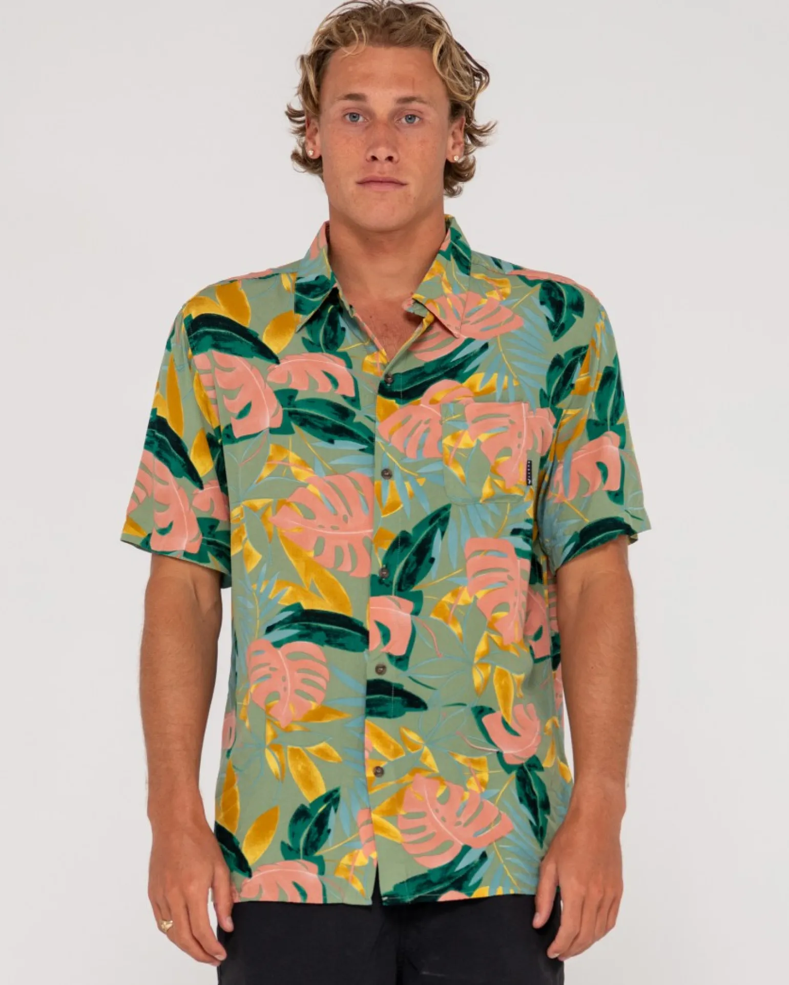 Pastel Paradise Relaxed Fit Short Sleeve Shirt | Rusty Shop