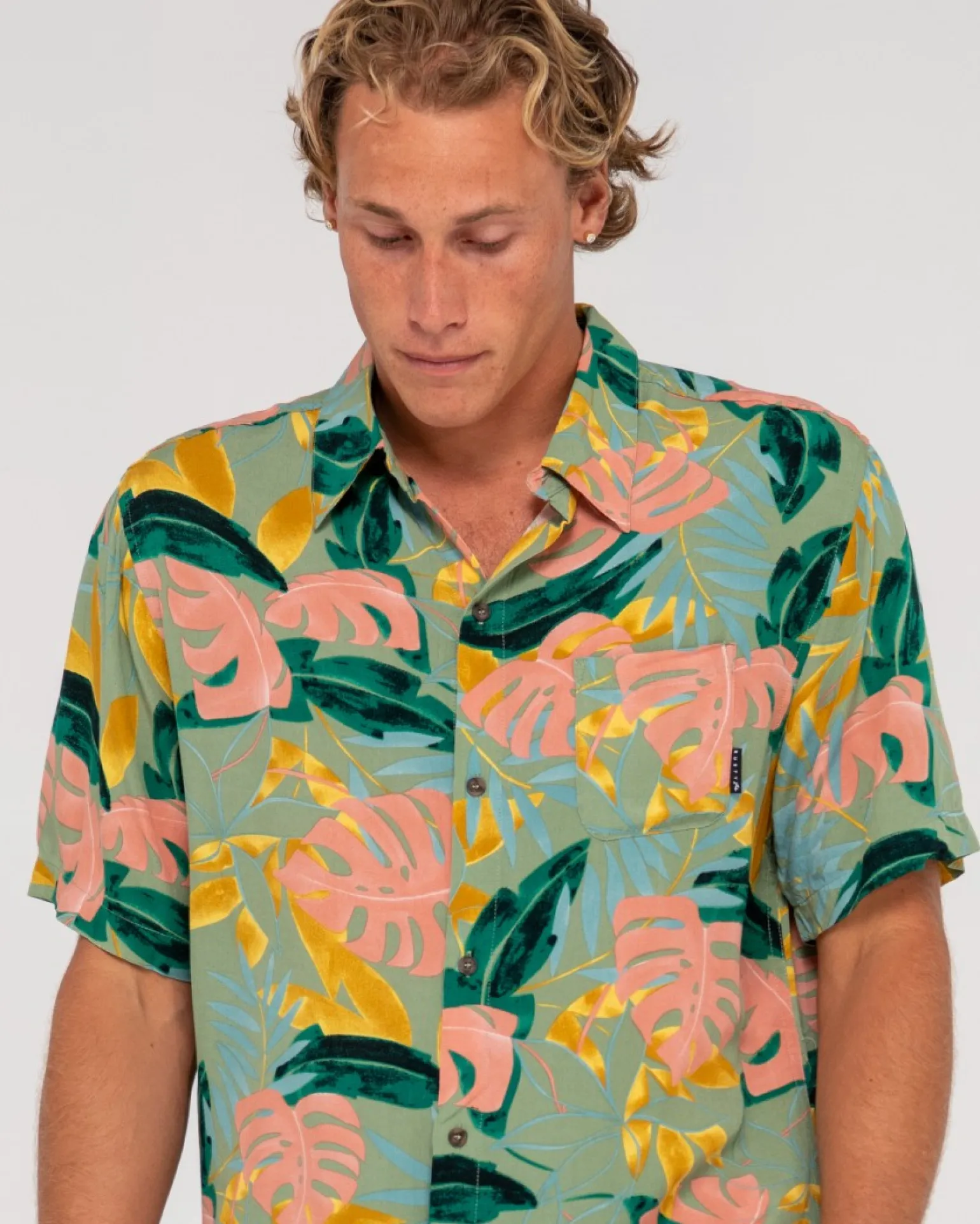 Pastel Paradise Relaxed Fit Short Sleeve Shirt | Rusty Shop