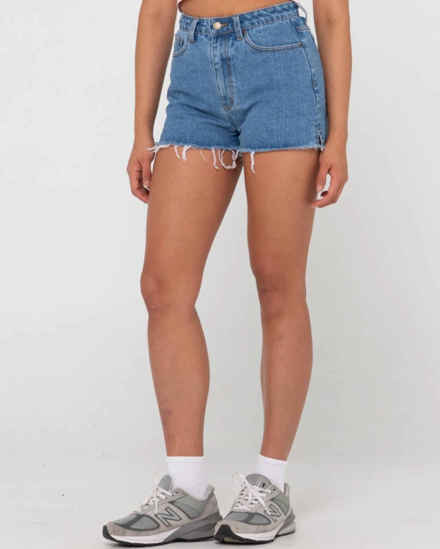 Penny Kick Flare High Waisted Denim Short | Rusty Best
