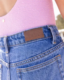 Penny Kick Flare High Waisted Denim Short | Rusty Best