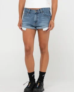 Pheonix Low Rise Mini Denim Short | Rusty Best Sale