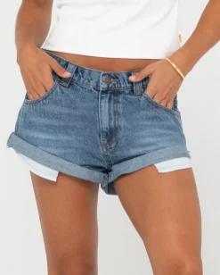 Pheonix Low Rise Mini Denim Short | Rusty Best Sale