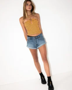 Pheonix Low Rise Mini Denim Short | Rusty Online