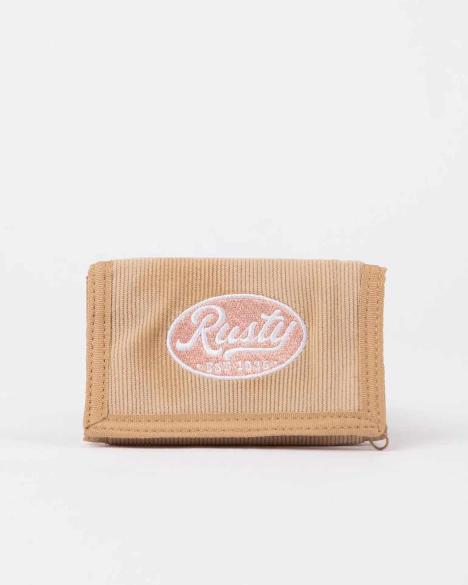 Pit Stop Tri Fold Embroidered Cord Wallet | Rusty Discount