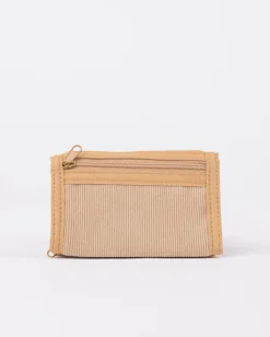 Pit Stop Tri Fold Embroidered Cord Wallet | Rusty Discount