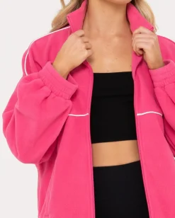 Polar Oversize Zip Up Fleece Jacket | Rusty Fashion