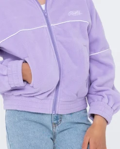 Polar Zip Through Fleece Girls | Rusty Hot