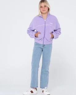 Polar Zip Through Fleece Girls | Rusty Hot