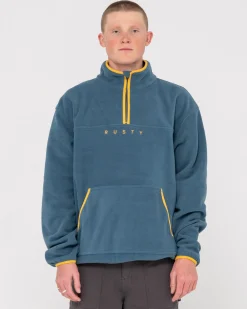 Polarized 1/4 Zip Polar Fleece | Rusty Hot