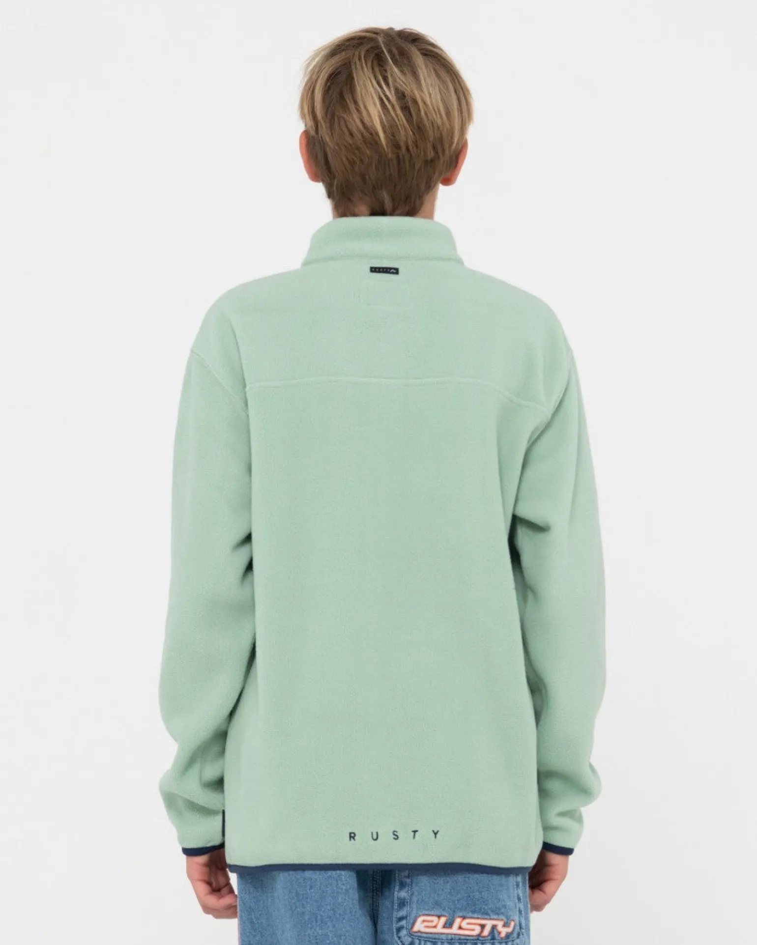 Polarized 1/4 Zip Polar Fleece Boys | Rusty Best Sale