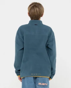 Polarized 1/4 Zip Polar Fleece Boys | Rusty Sale