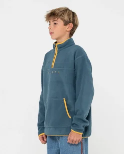 Polarized 1/4 Zip Polar Fleece Boys | Rusty Sale