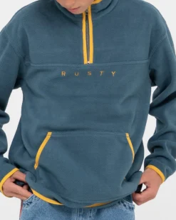 Polarized 1/4 Zip Polar Fleece Boys | Rusty Sale