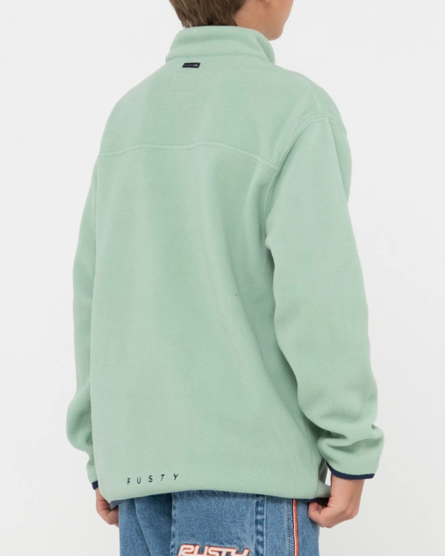 Polarized 1/4 Zip Polar Fleece Boys | Rusty Best Sale