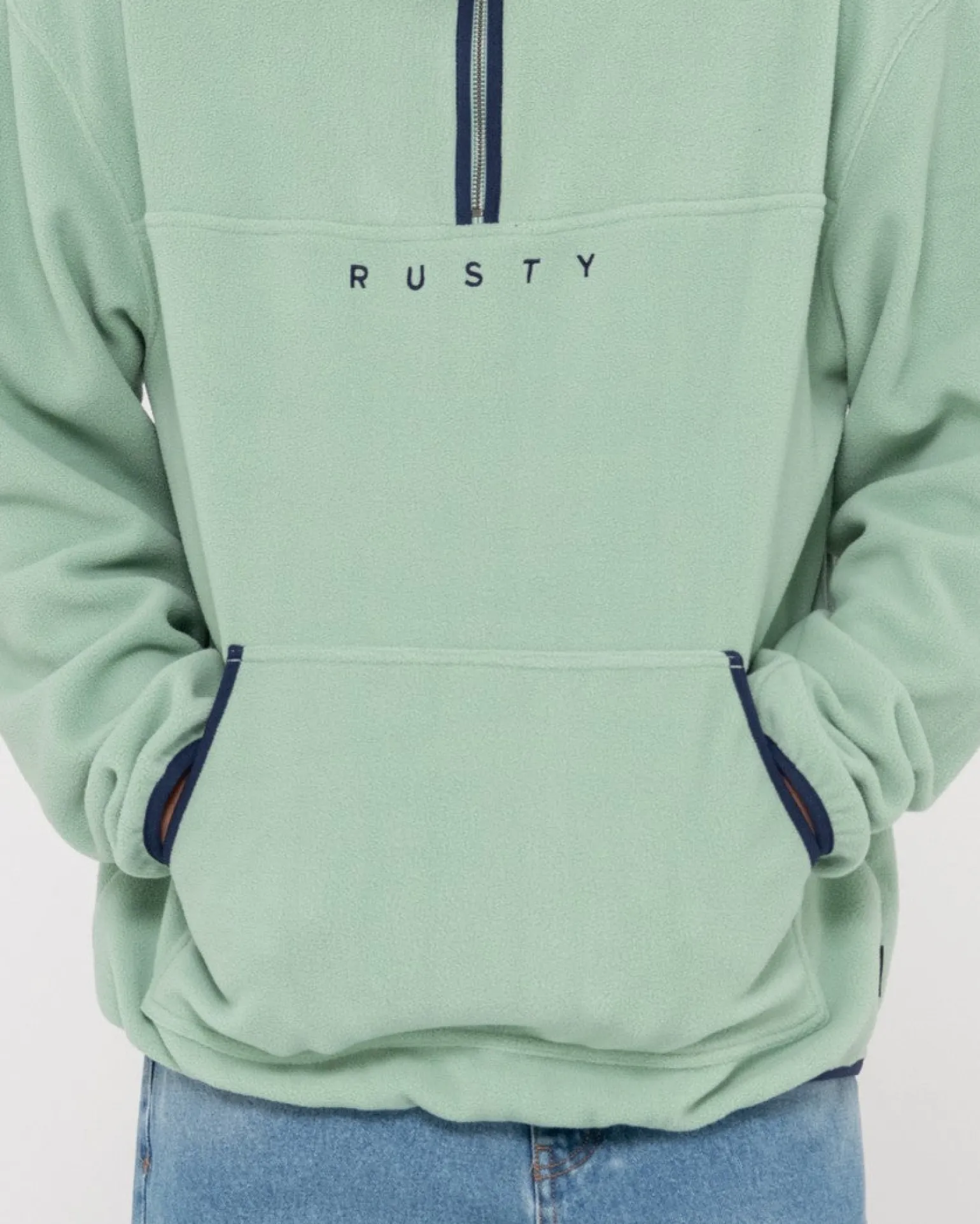 Polarized 1/4 Zip Polar Fleece | Rusty Cheap