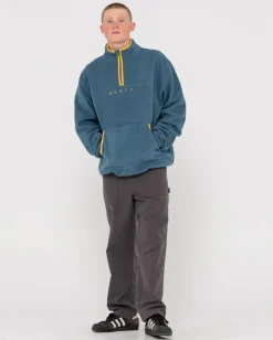 Polarized 1/4 Zip Polar Fleece | Rusty Hot