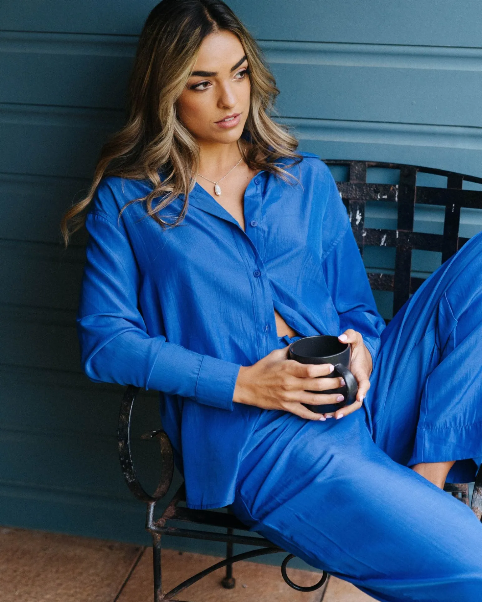 Porter Oversized Long Sleeve Shirt | Rusty Sale