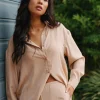 Porter Oversized Long Sleeve Shirt | Rusty Best Sale