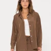 Porter Oversized Long Sleeve Shirt | Rusty Outlet