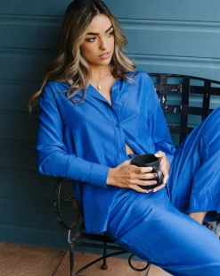 Porter Oversized Long Sleeve Shirt | Rusty New