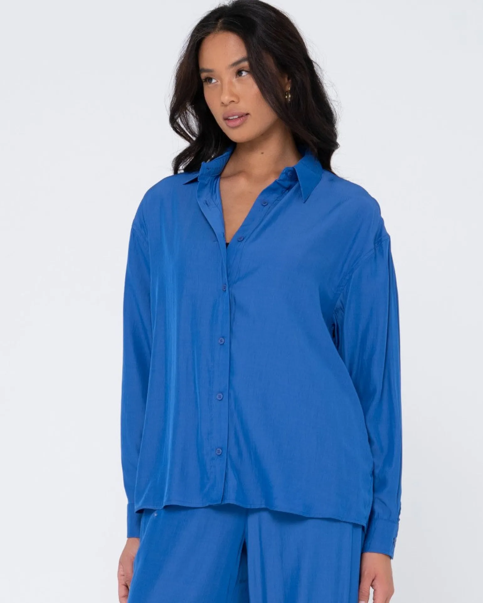 Porter Oversized Long Sleeve Shirt | Rusty New
