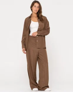 Porter Oversized Long Sleeve Shirt | Rusty Outlet