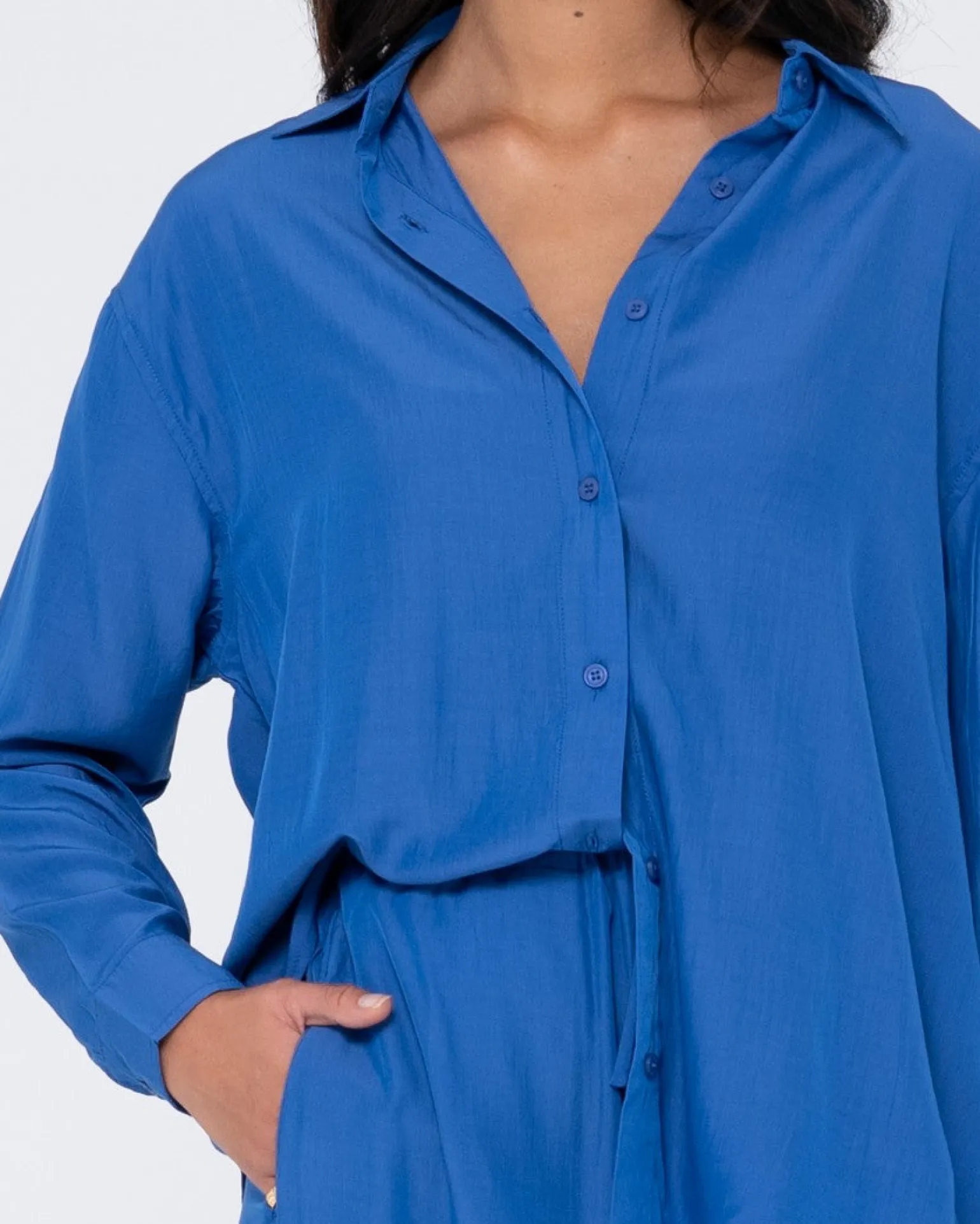 Porter Oversized Long Sleeve Shirt | Rusty New