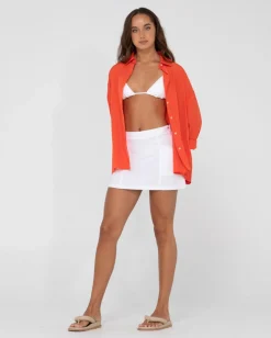 Porter Oversized Long Sleeve Shirt | Rusty Cheap
