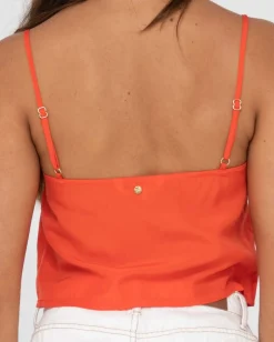Porter Ruched Cami Crop Top | Rusty Sale