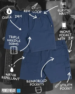 Powerweave Quick Dry Work Short | Rusty Store