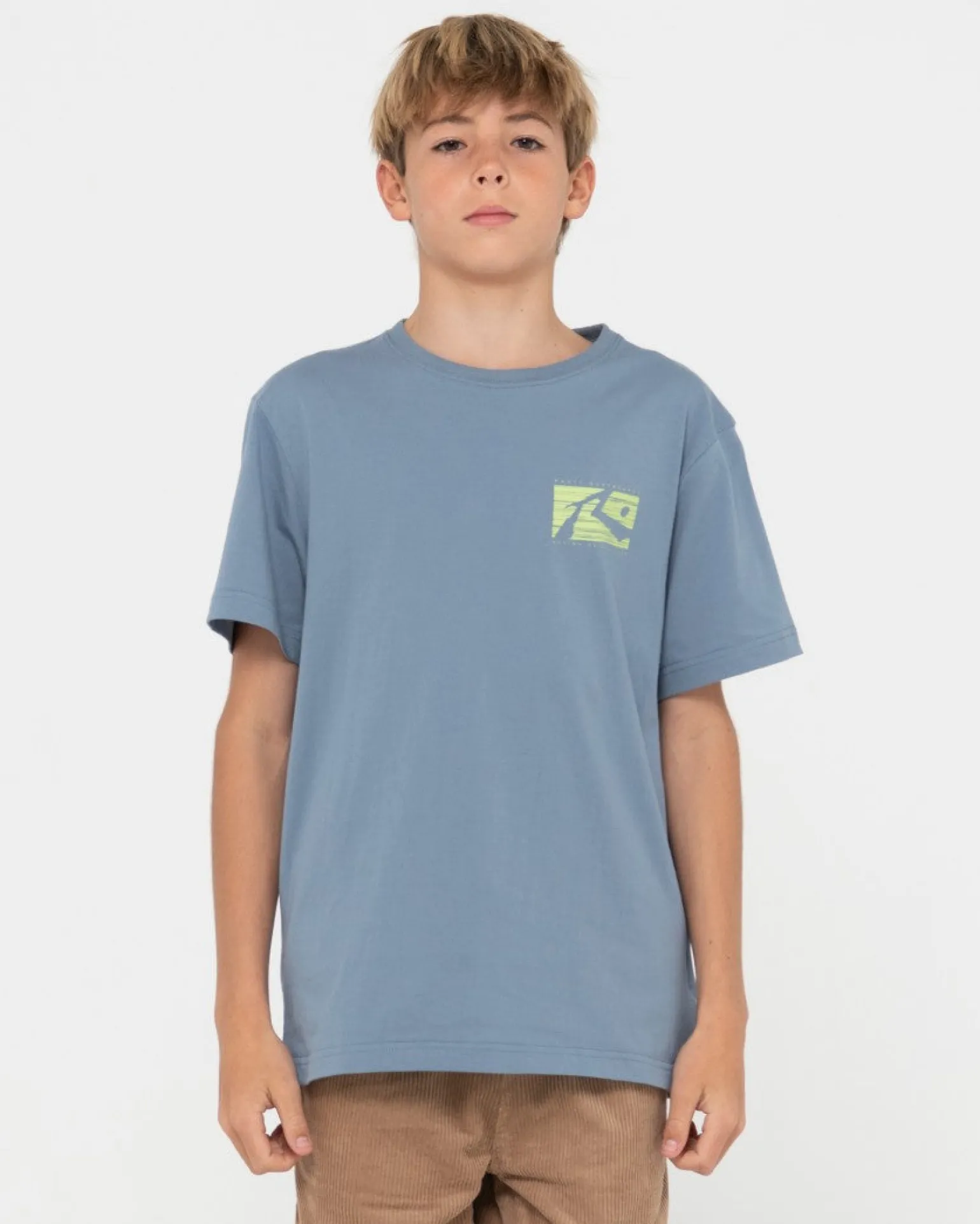 R Dot Short Sleeve Tee Boys | Rusty Hot